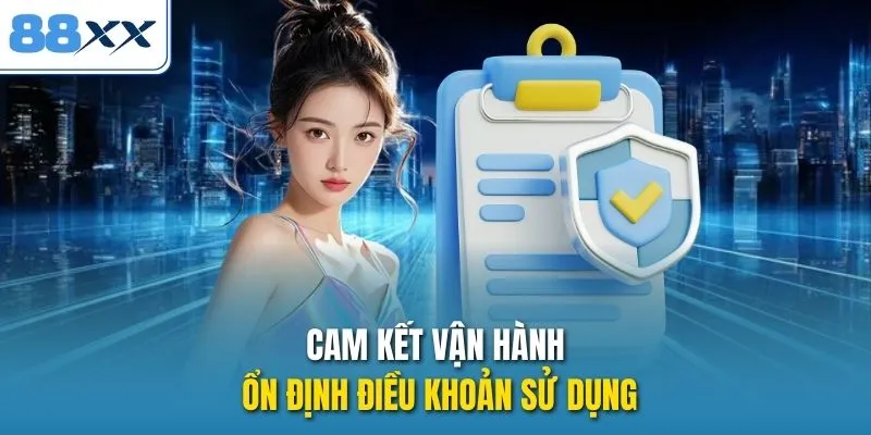Cam kết vận hành ổn định điều khoản sử dụng